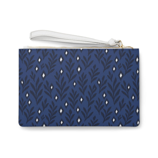 Clutch Bag | Navy & White | Laurel