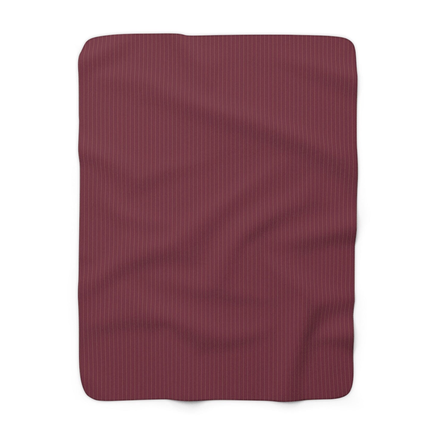 Sherpa Blanket | Maroon & Gold | Pinstripe