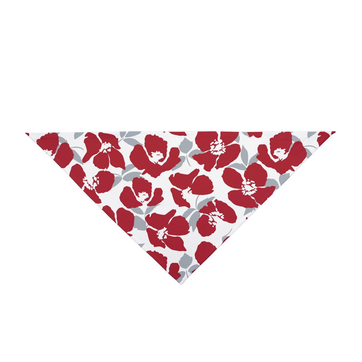 Pet Bandana | Red & Gray | Poppy