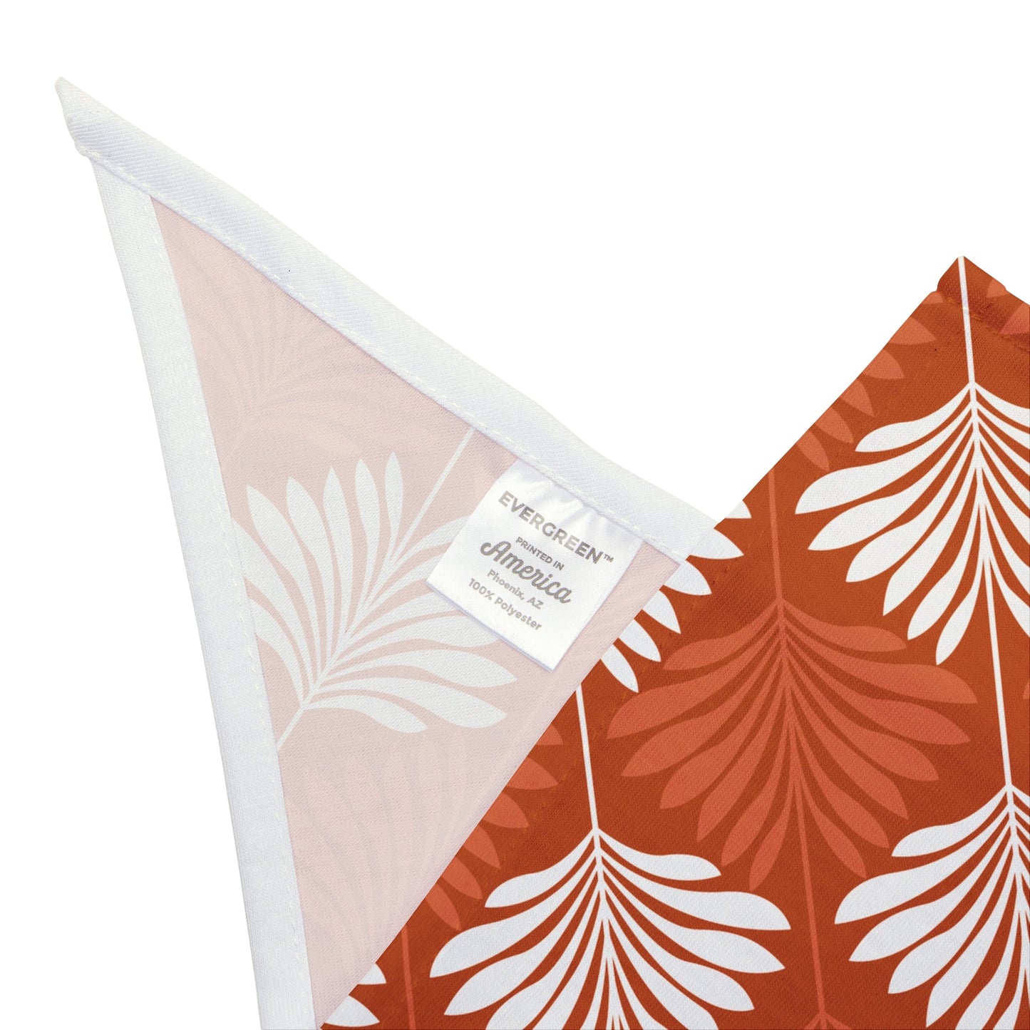 Pet Bandana | Dark Orange & White | Deco