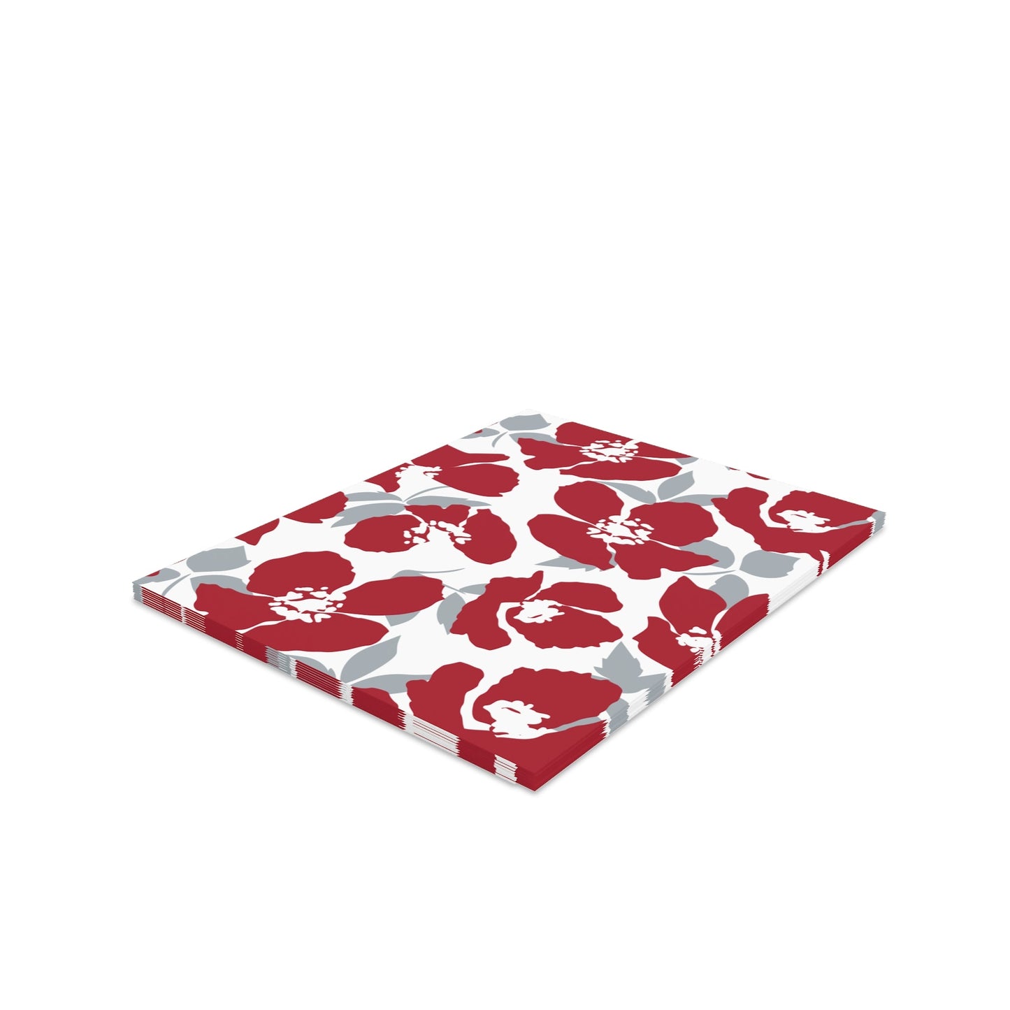 Notecards | Red & Gray | Poppy