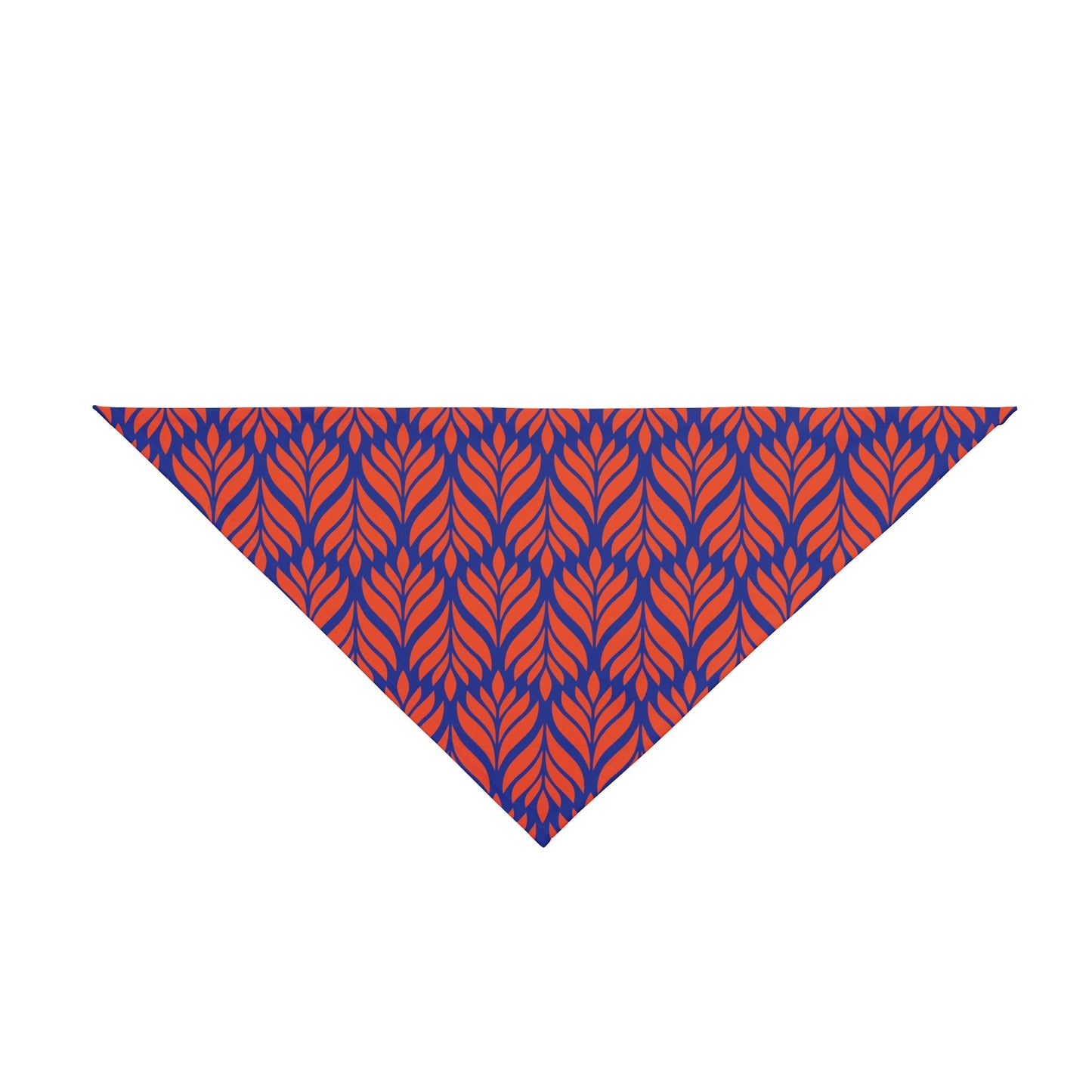 Pet Bandana | Bright Blue & Orange | Palm