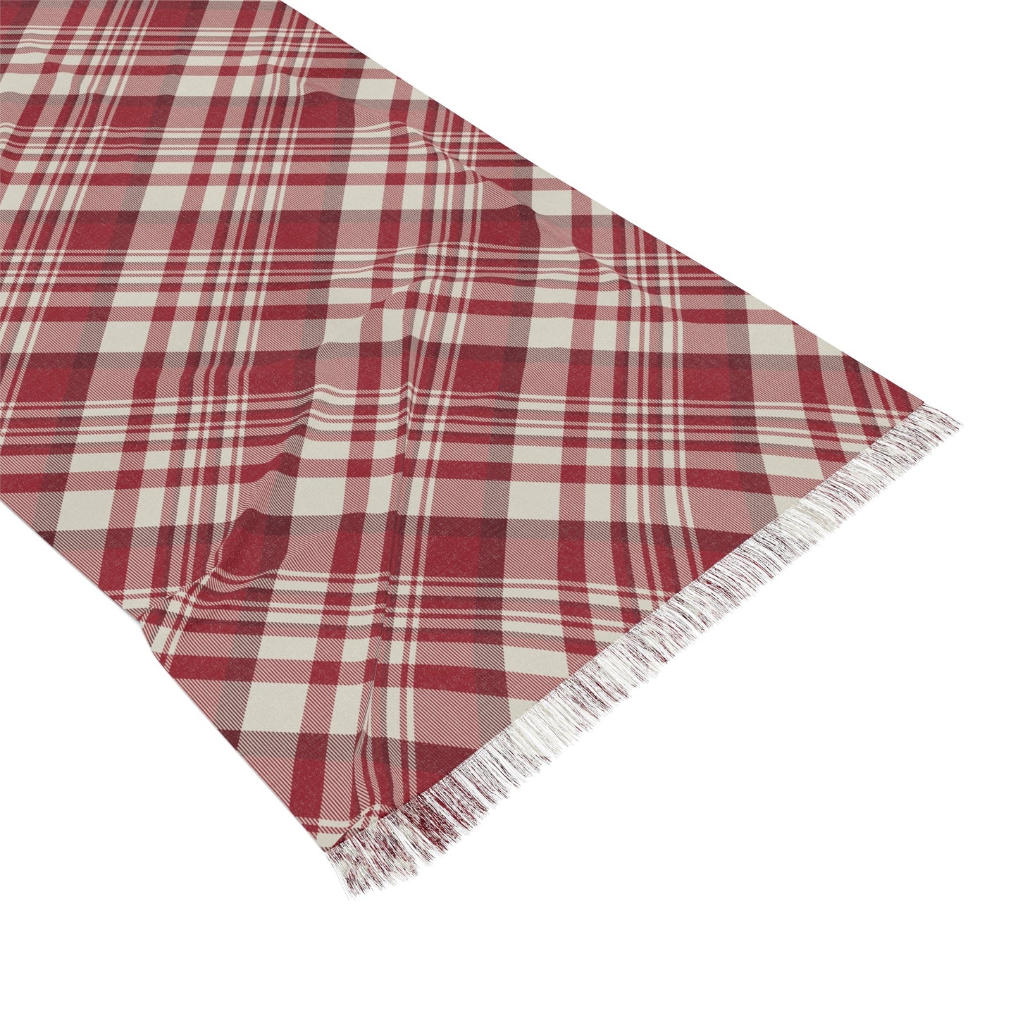 Scarf | Maroon & White | Tartan