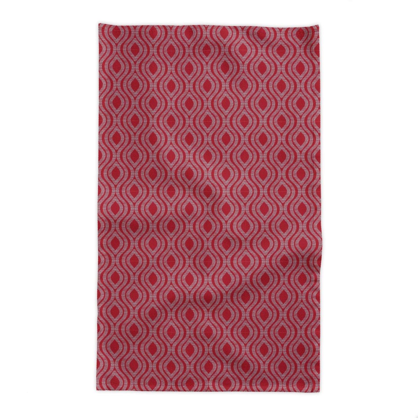 Tablecloth | Red & Gray | Ogee