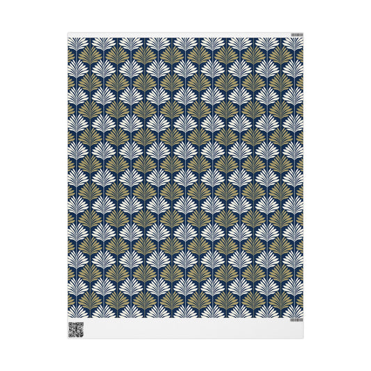 Gift Wrap | Blue & Gold | Deco