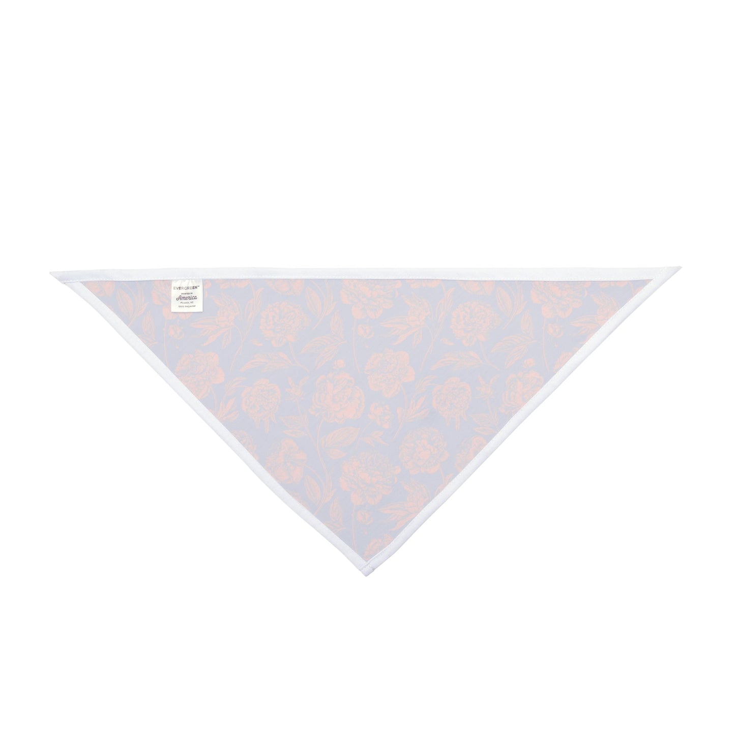 Pet Bandana | Bright Blue & Orange | Peony