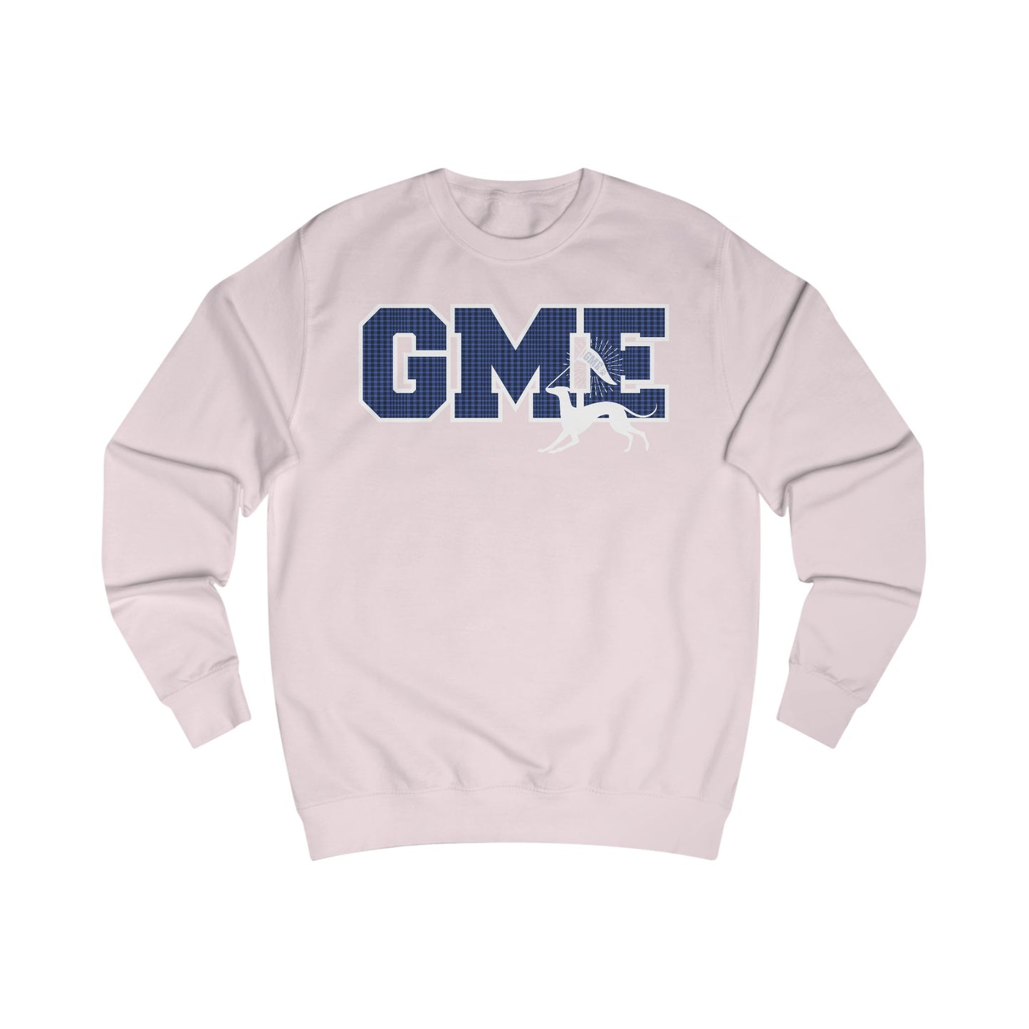 Adult Crewneck Sweatshirt | Greyhounds | Tartain Quilt Blue