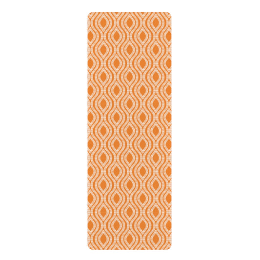 Yoga Mat | Orange & White | Ogee