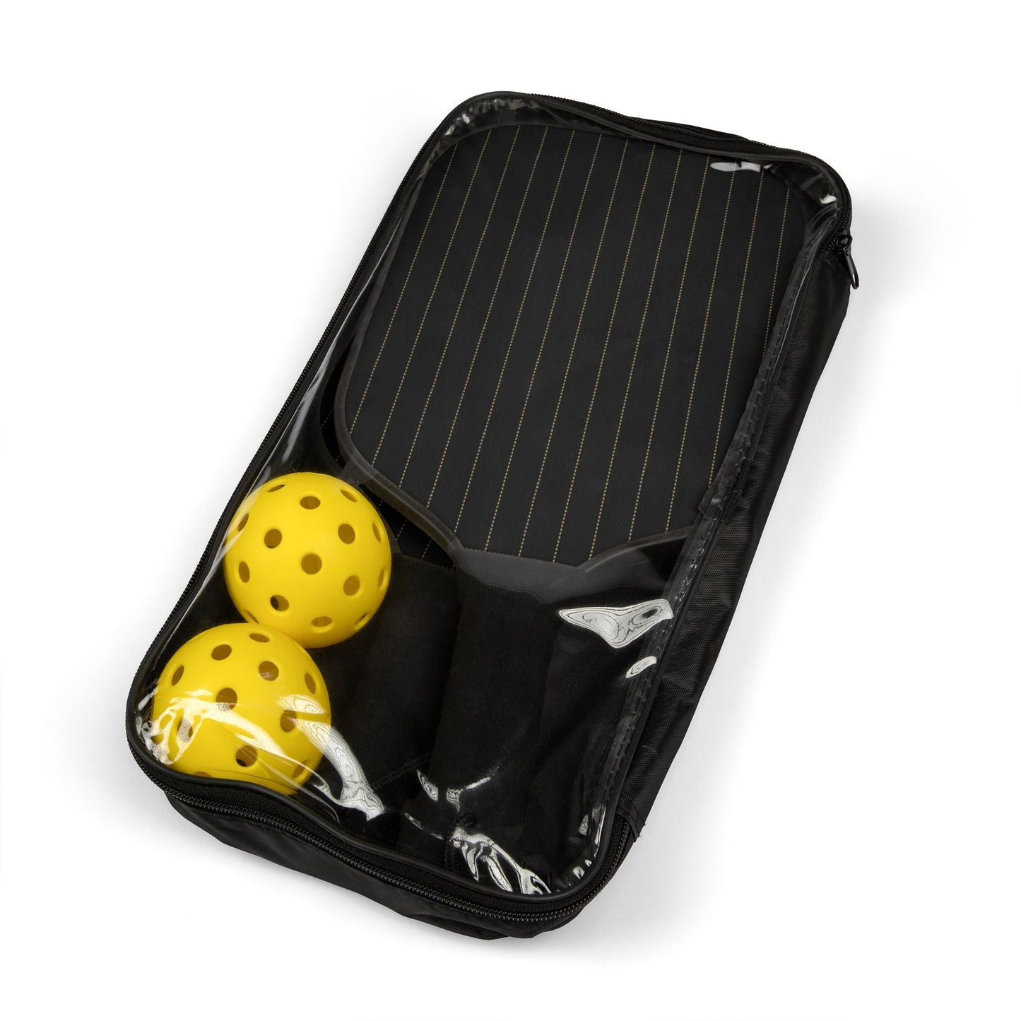 Pickleball Paddle Kit | Black & Gold | Pinstripe