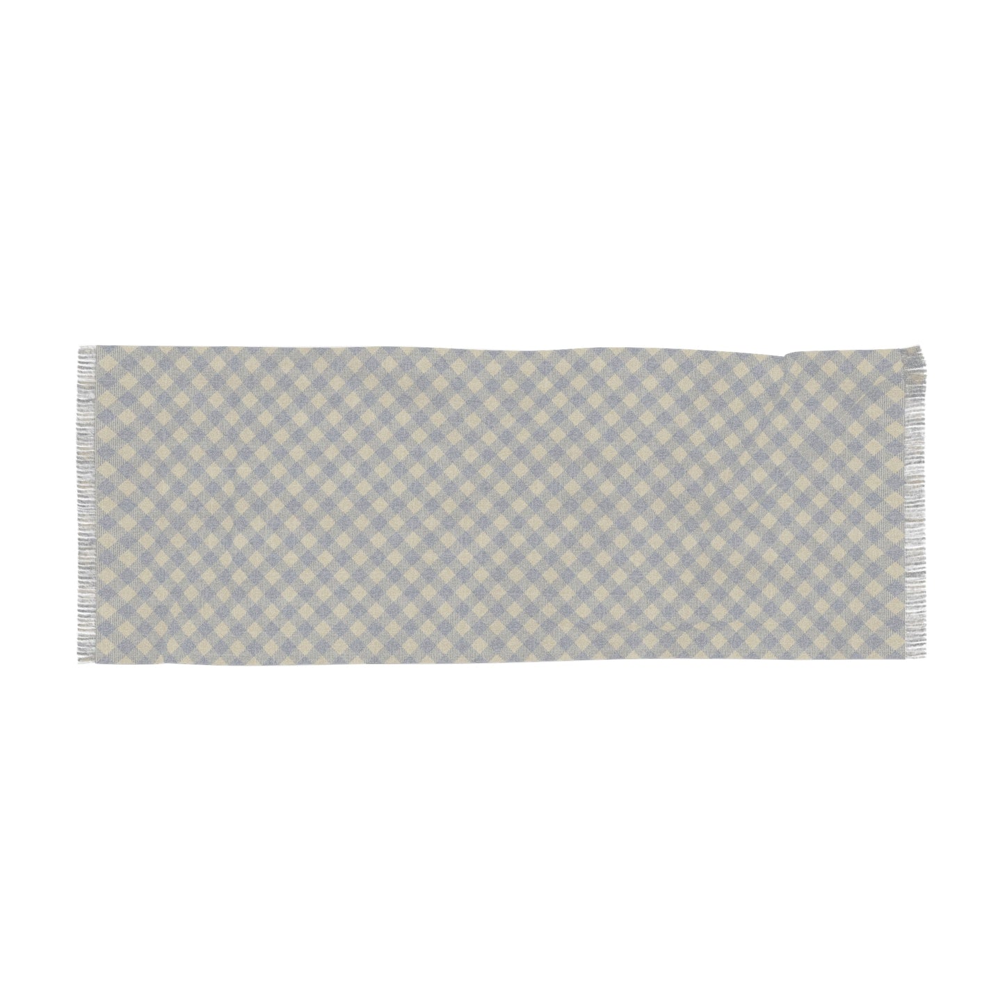 Scarf | Blue & Gold | Gingham