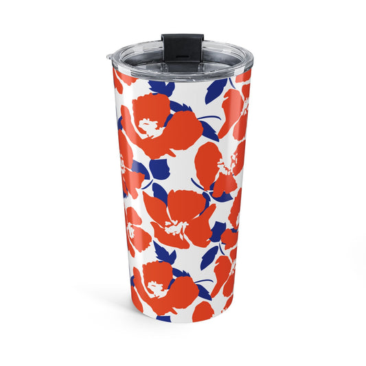 Tumbler | Bright Blue & Orange | Poppy
