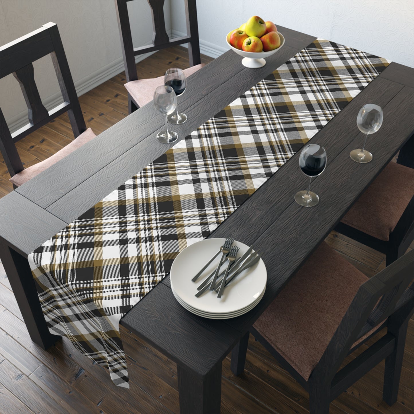 Table Runner | Winston Salem, North Carolina | Tartan