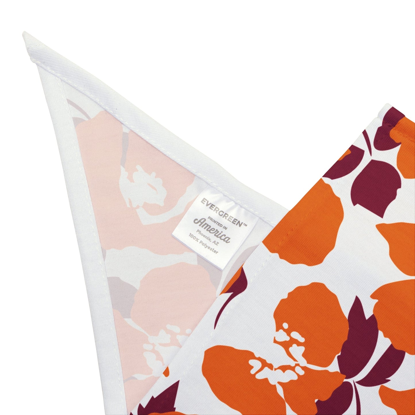 Pet Bandana | Maroon & Orange | Poppy