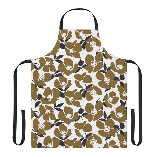 Apron | Black & Gold | Poppy