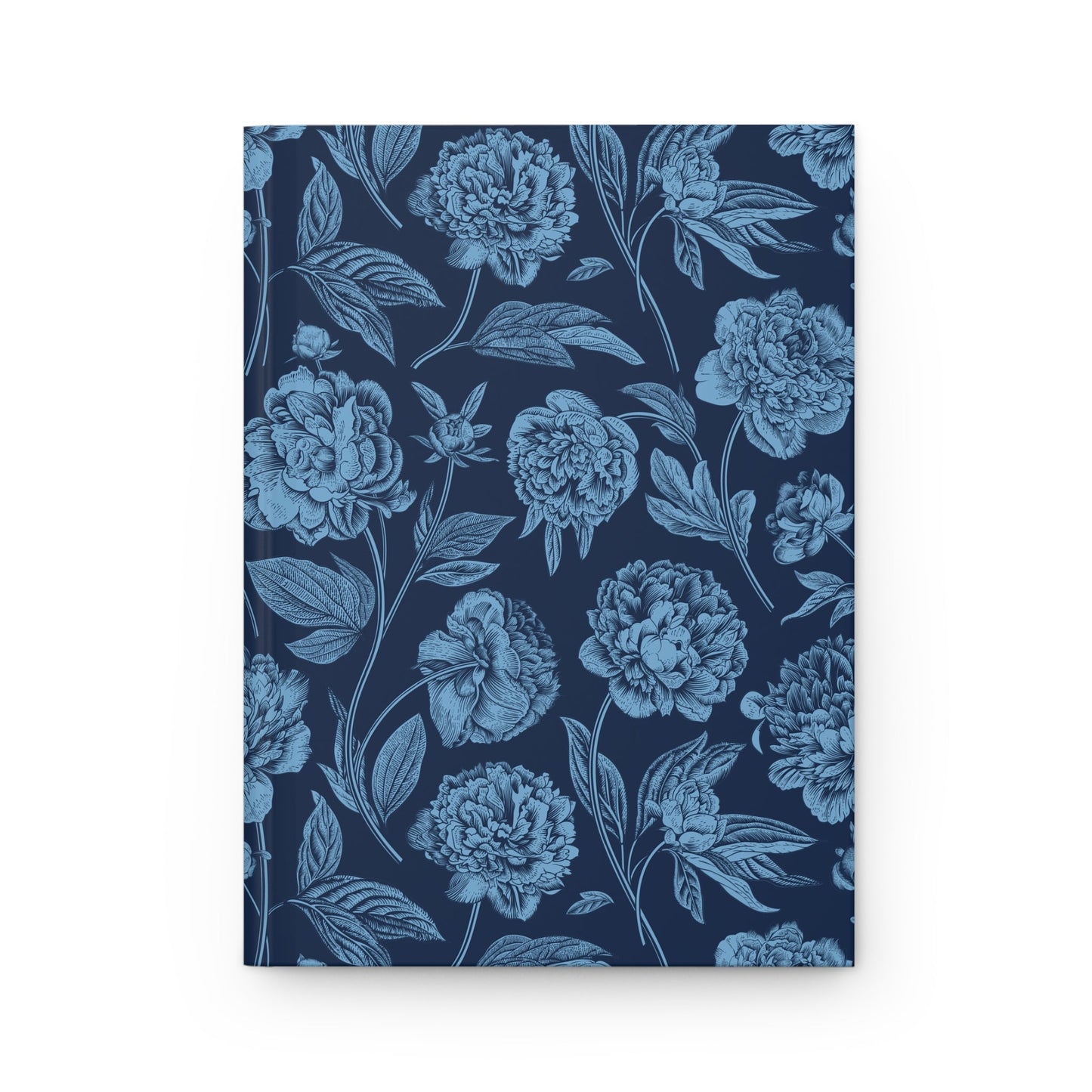 Journal | Light Blue & White | Peony