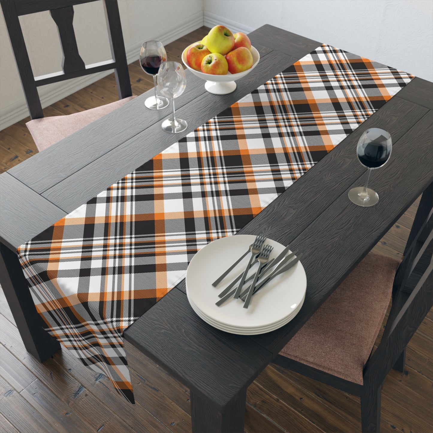 Table Runner | Princeton, New Jersey | Tartan