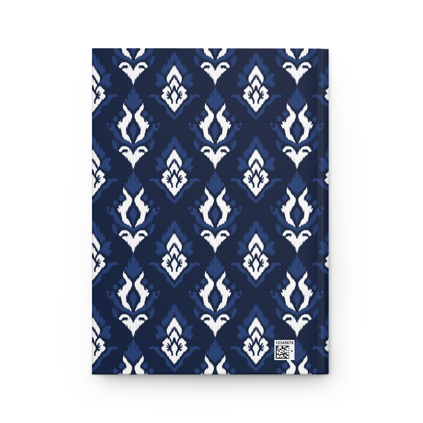 Hardcover Journal | Navy & White | Ikat