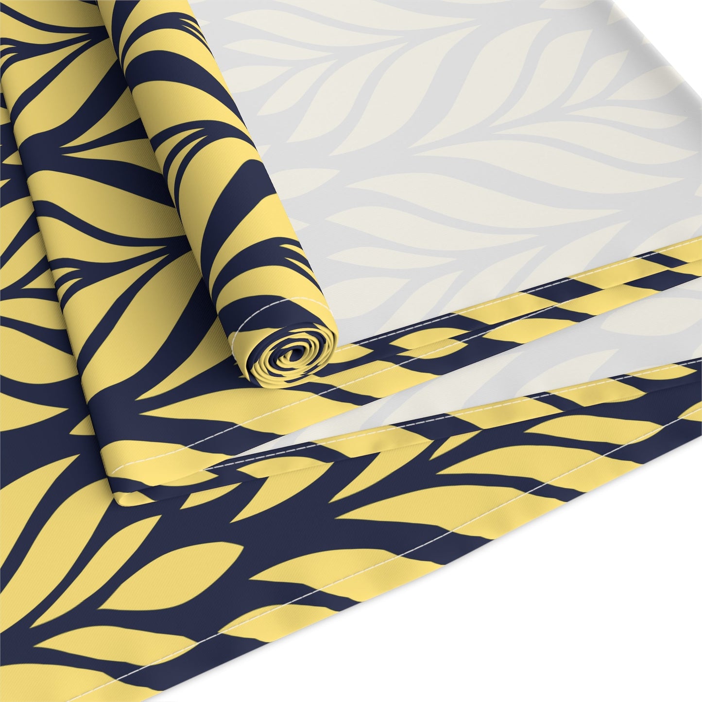 Table Runner | Yellow & Blue | Palm