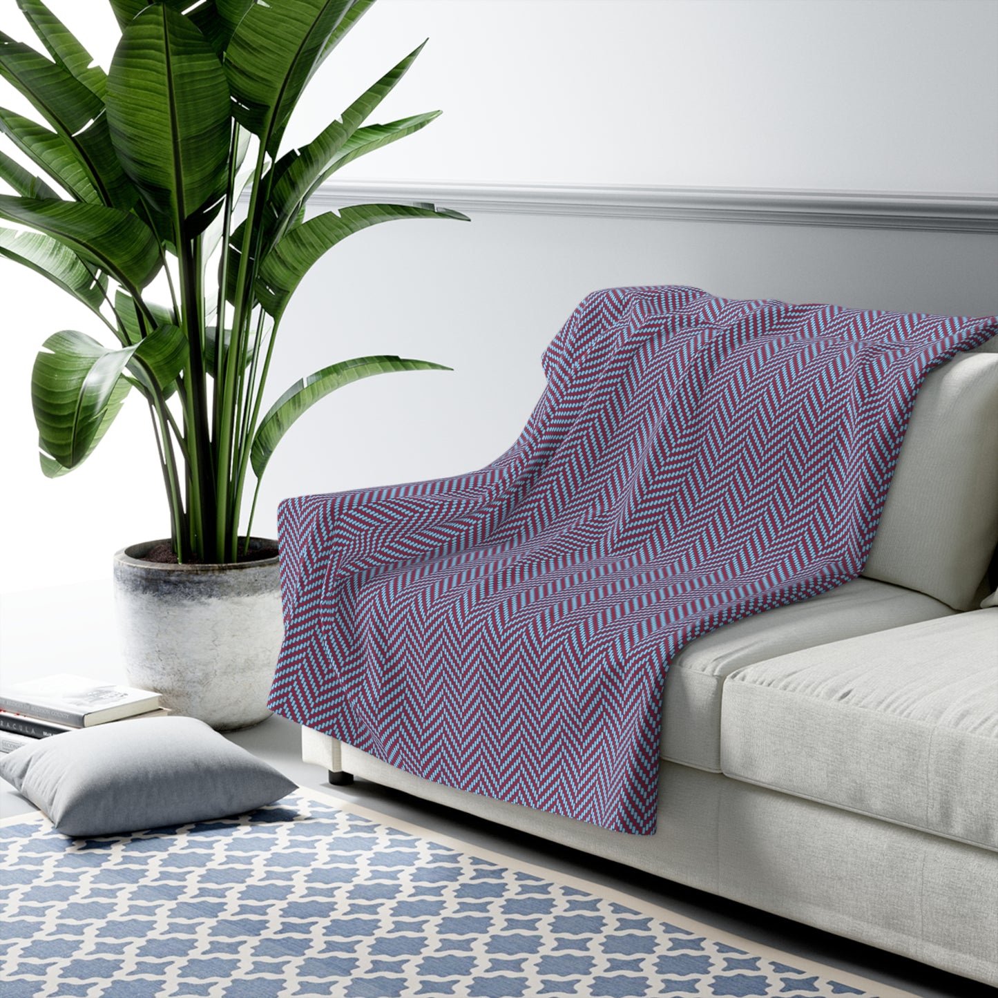 Sherpa Blanket | Oxford, Mississippi | Herringbone