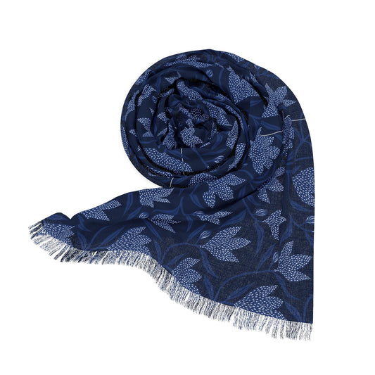 Scarf | Navy & White | Magnolia