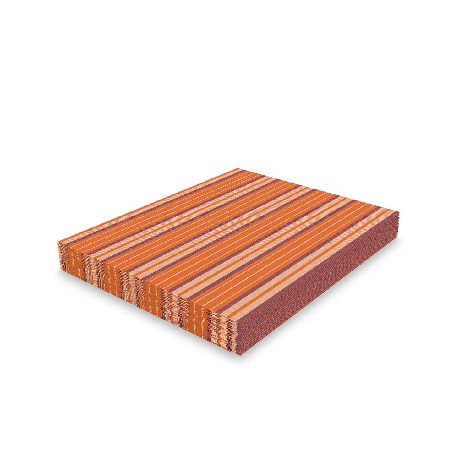 Notecards | Orange & Purple | Stripe