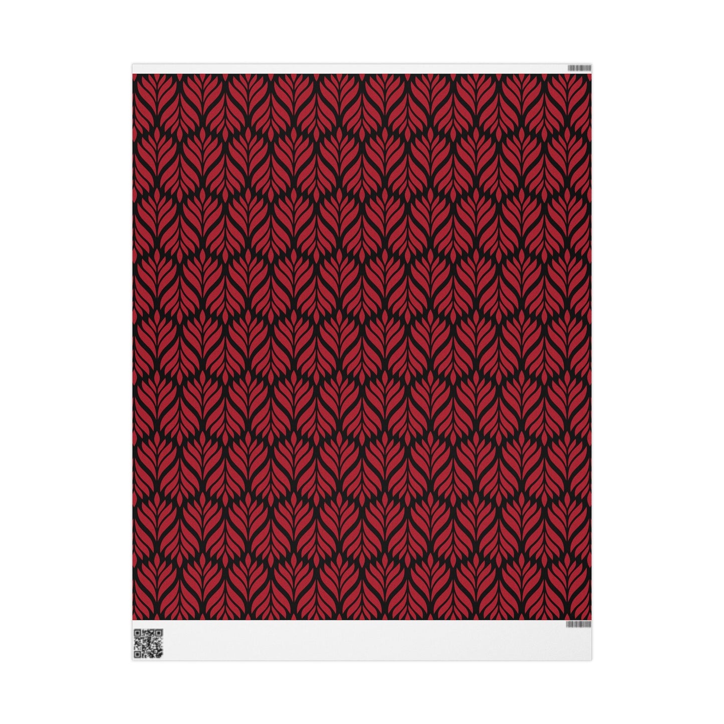 Gift Wrap | Red & Black | Palm