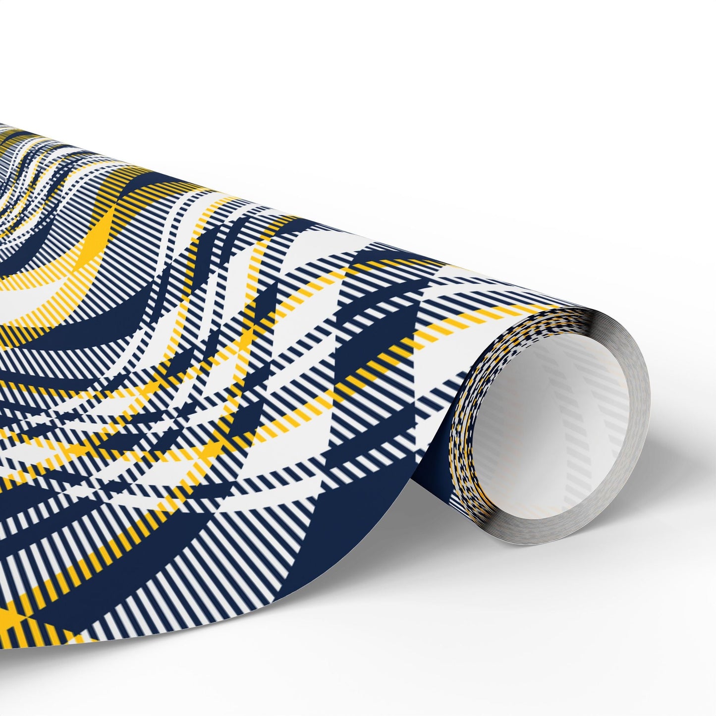 Gift Wrap | Yellow & Blue | Tartan