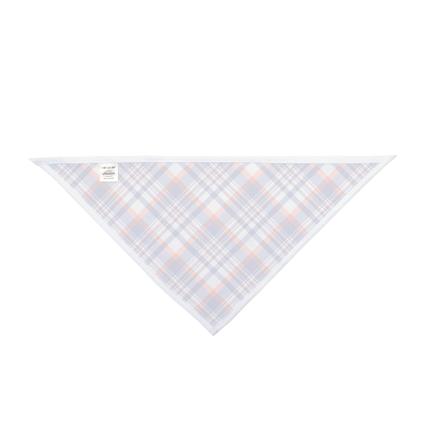 Pet Bandana | Bright Blue & Orange | Tartan