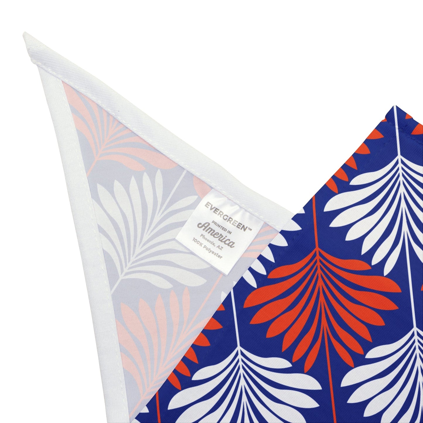 Pet Bandana | Bright Blue & Orange | Deco