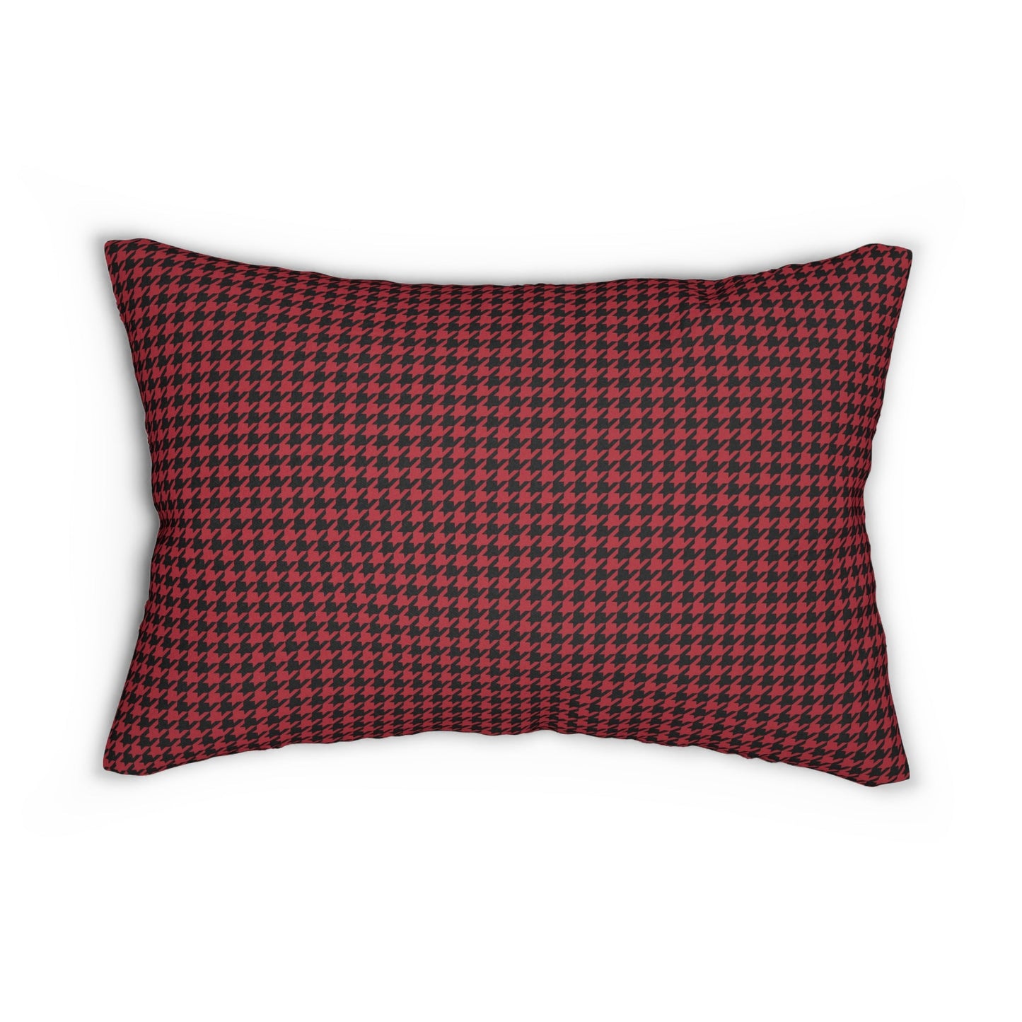 Pillow | Red & Black | Houndstooth