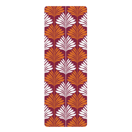 Yoga Mat | Maroon & Orange | Deco