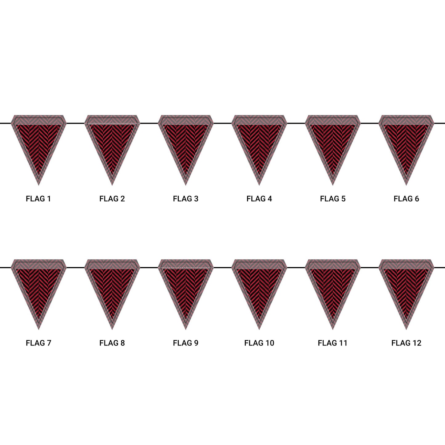 Flag Garland | New Brunswick, New Jersey | Herringbone