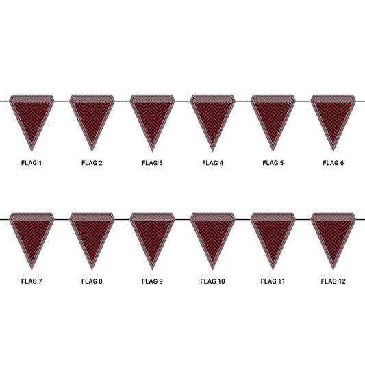 Flag Garland | New Brunswick, New Jersey | Herringbone