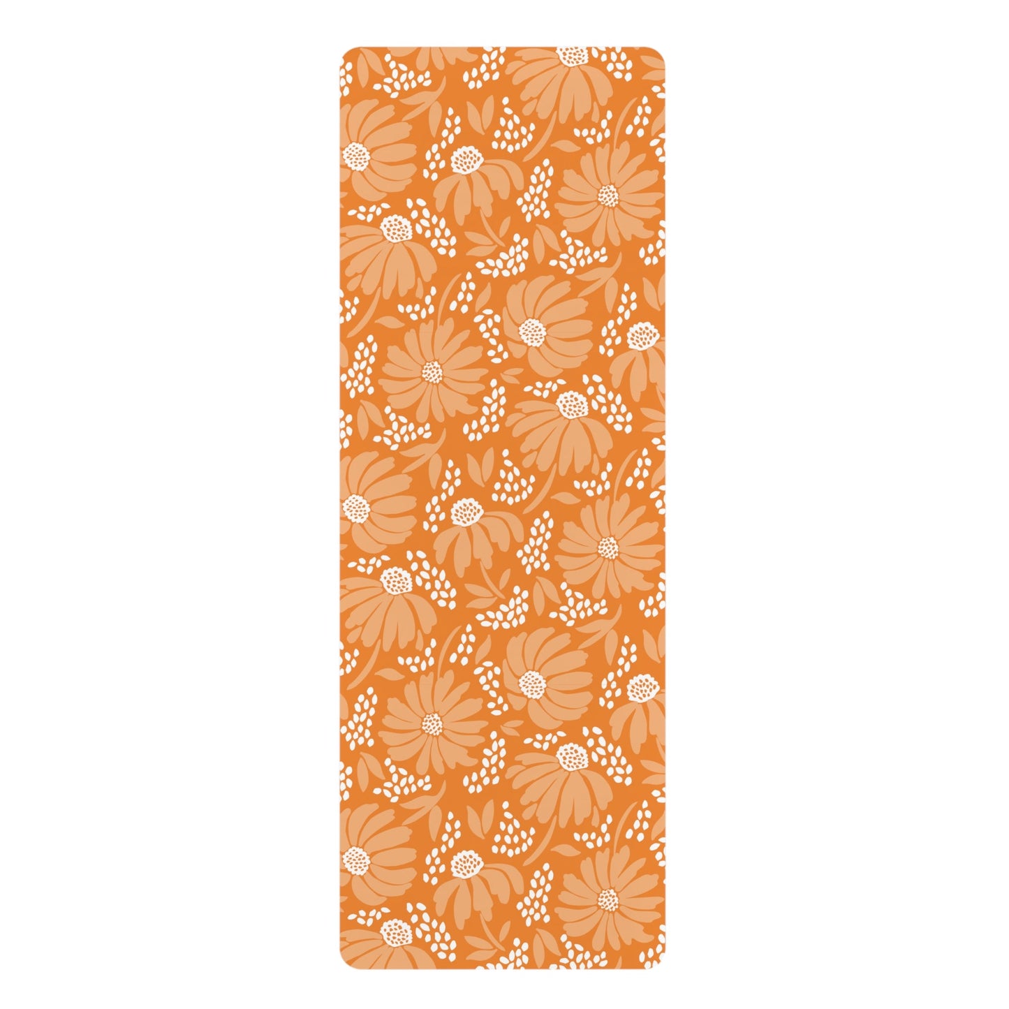 Yoga Mat | Orange & White | Bellis