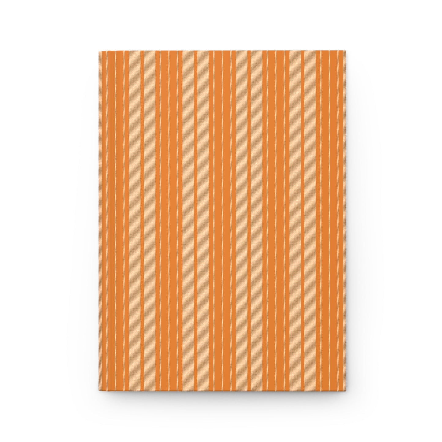 Journal | Orange & White | Stripe