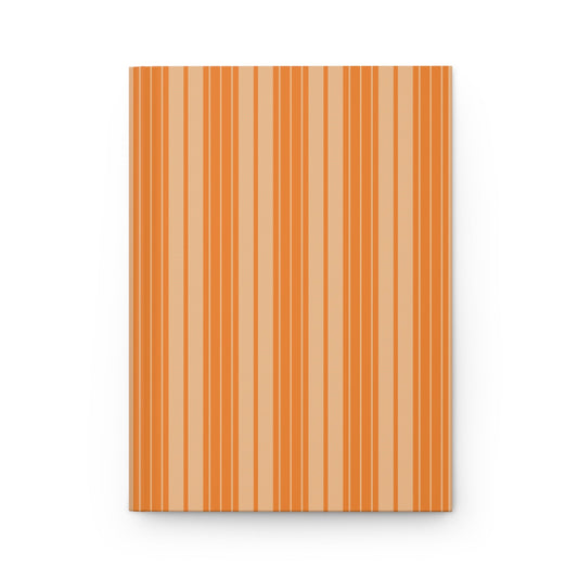 Journal | Orange & White | Stripe