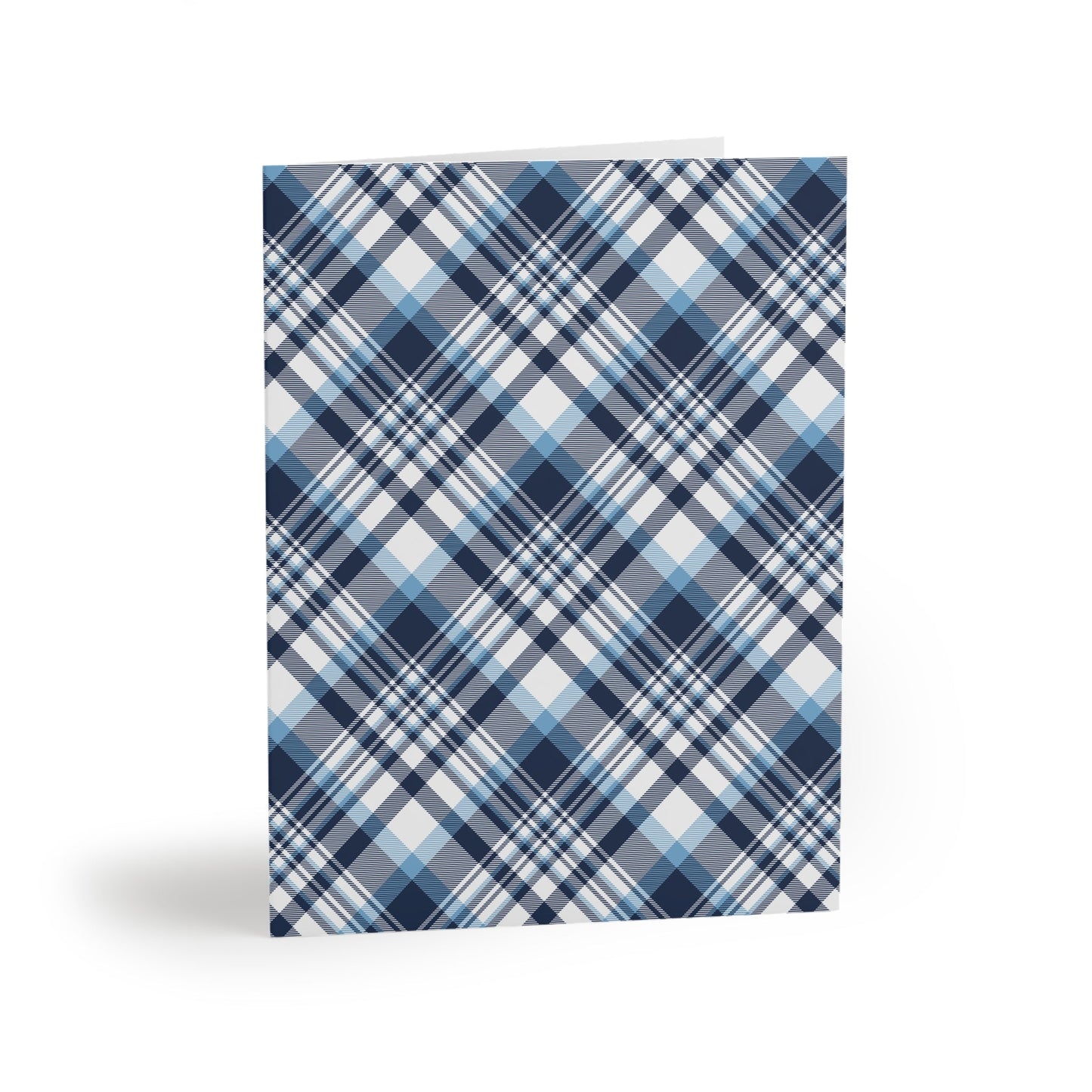 Notecards | Light Blue & White | Tartan