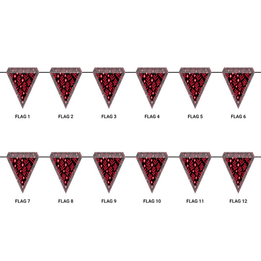 Flag Garland | New Brunswick, New Jersey | Laurel