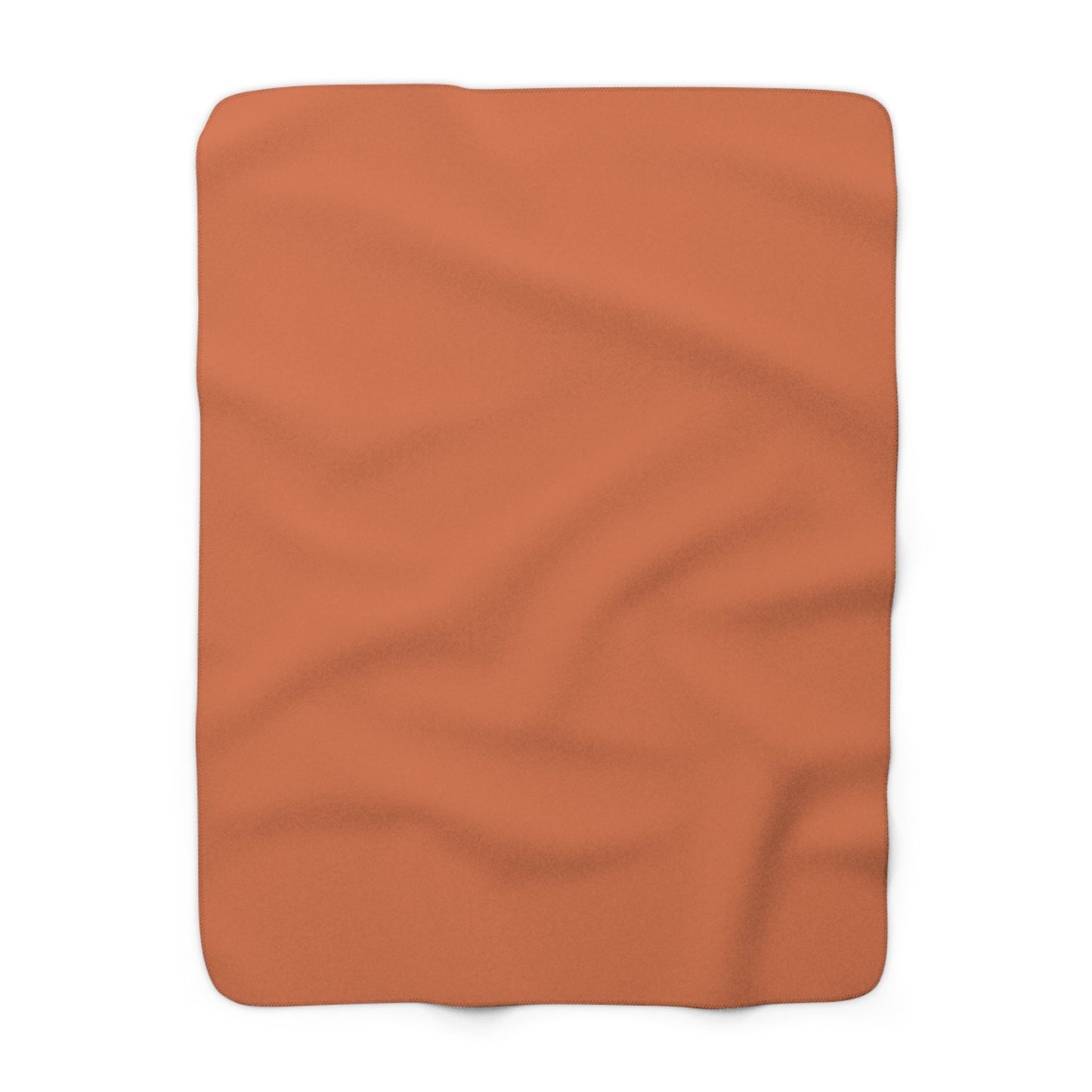 Sherpa Blanket | Dark Orange & White | Light