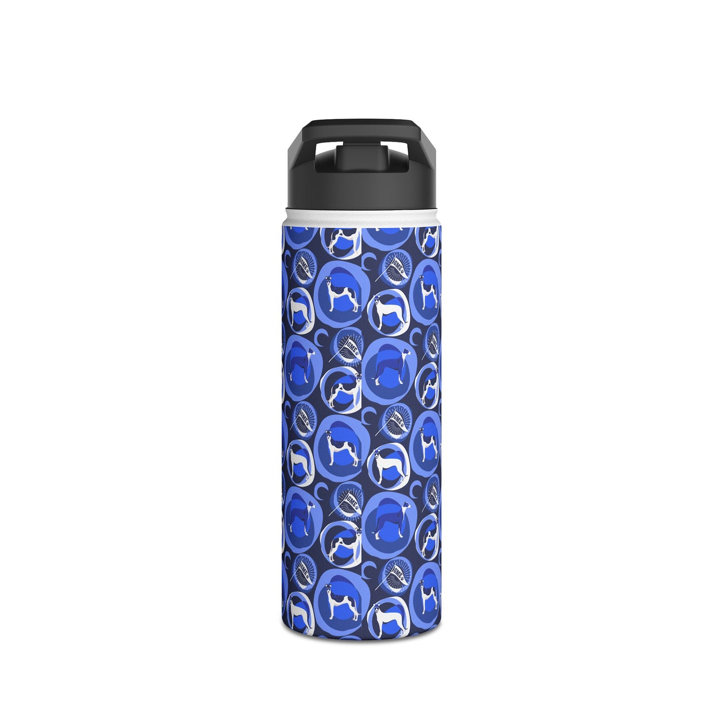 Insulated Water Bottle | Greyhounds | Blue Bubbles