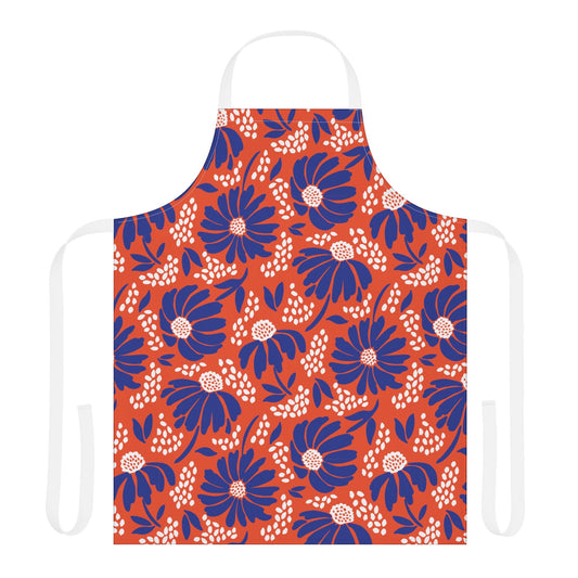Apron | Bright Blue & Orange | Bellis