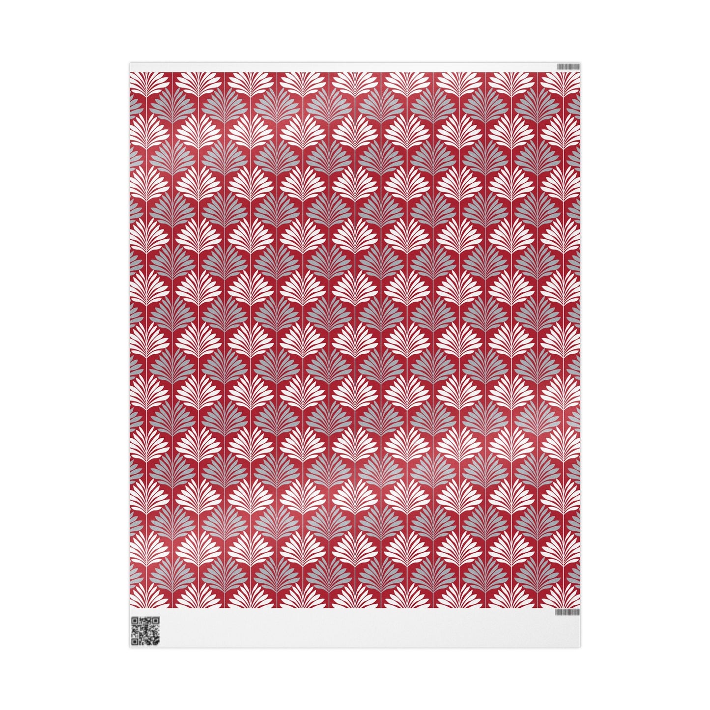 Gift Wrap | Red & Gray | Deco