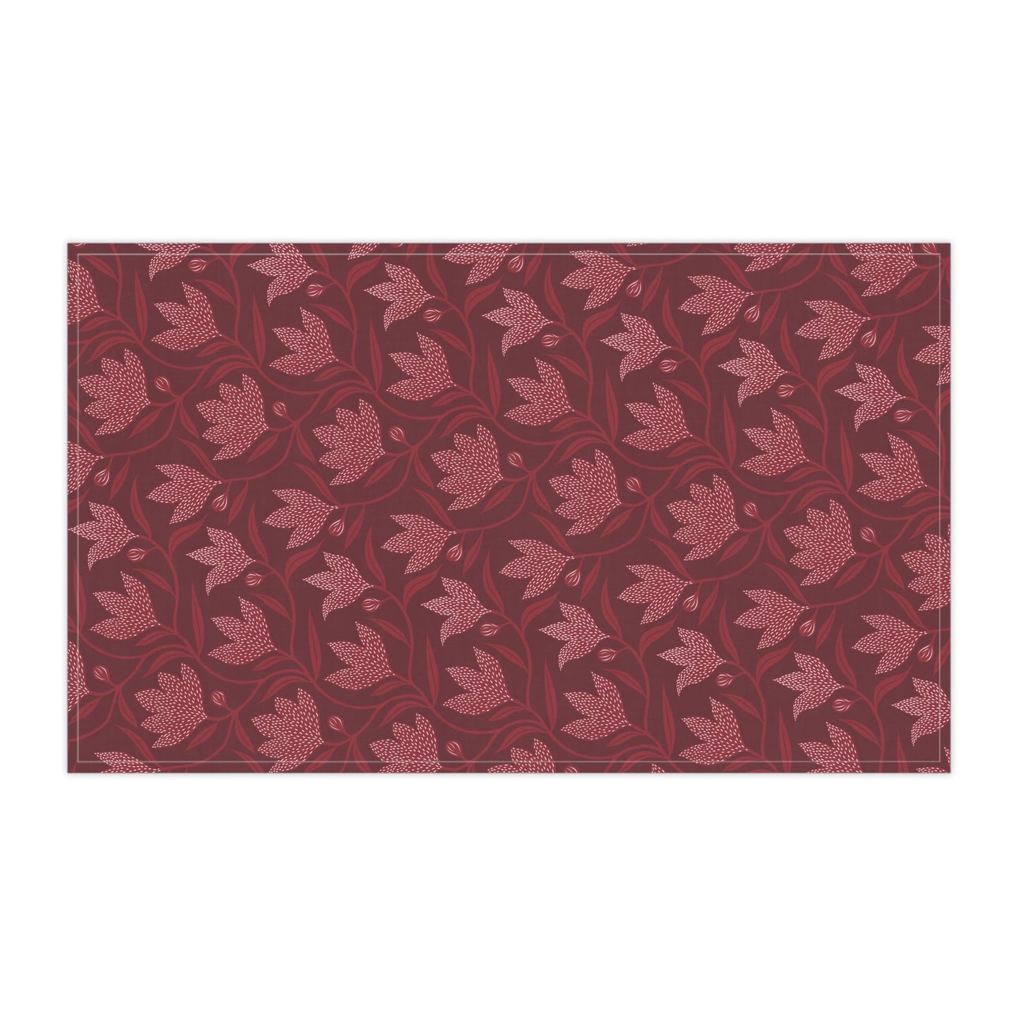 Tea Towels | Maroon & White | Magnolia