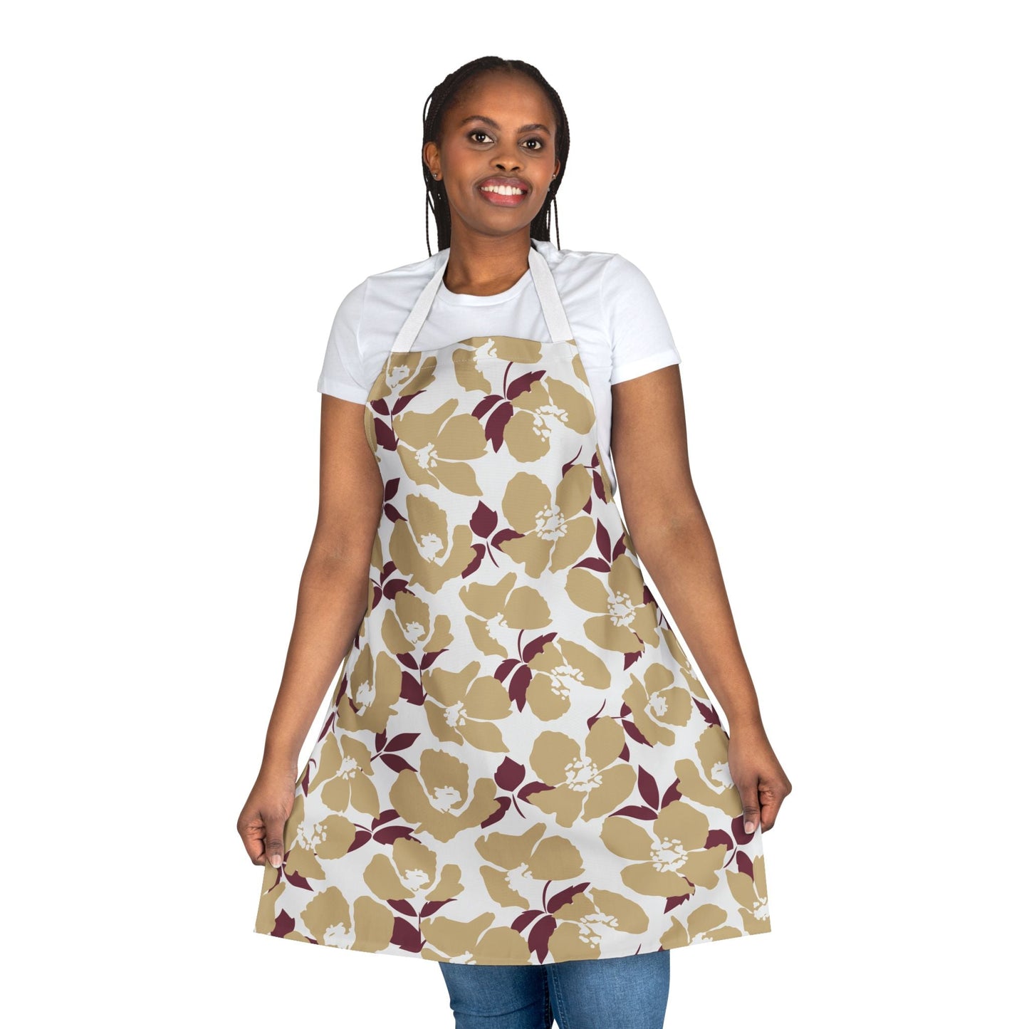 Apron | Maroon & Gold | Poppy