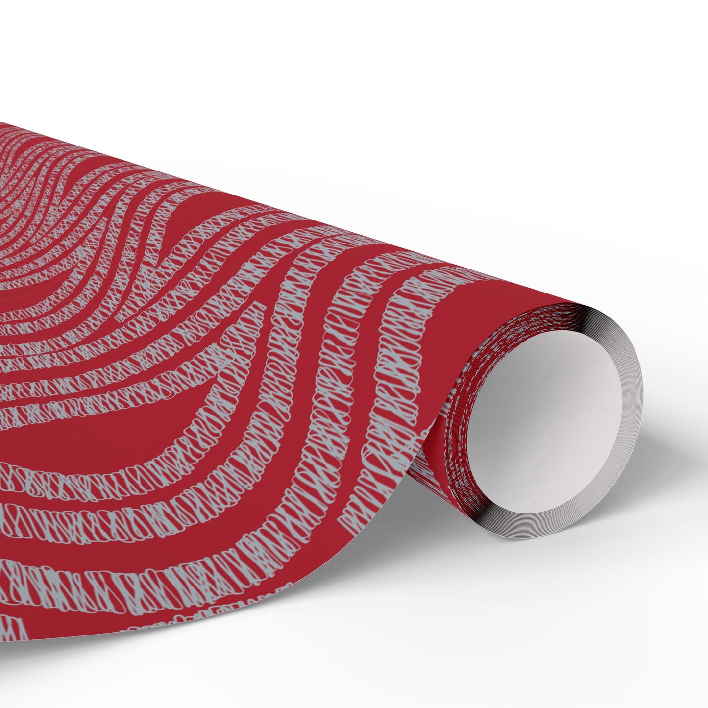 Gift Wrap | Red & Gray | Ogee