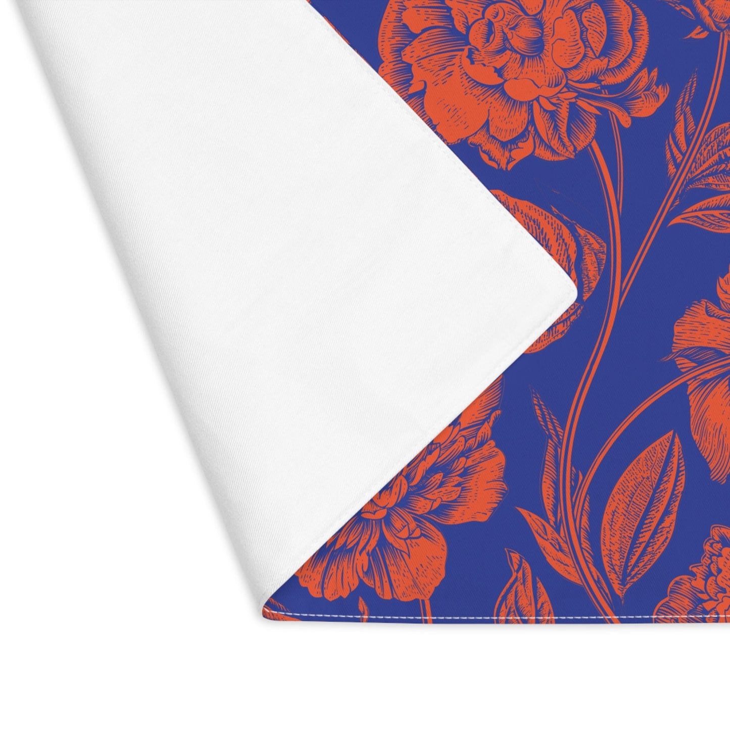 Placemat | Bright Blue & Orange | Peony