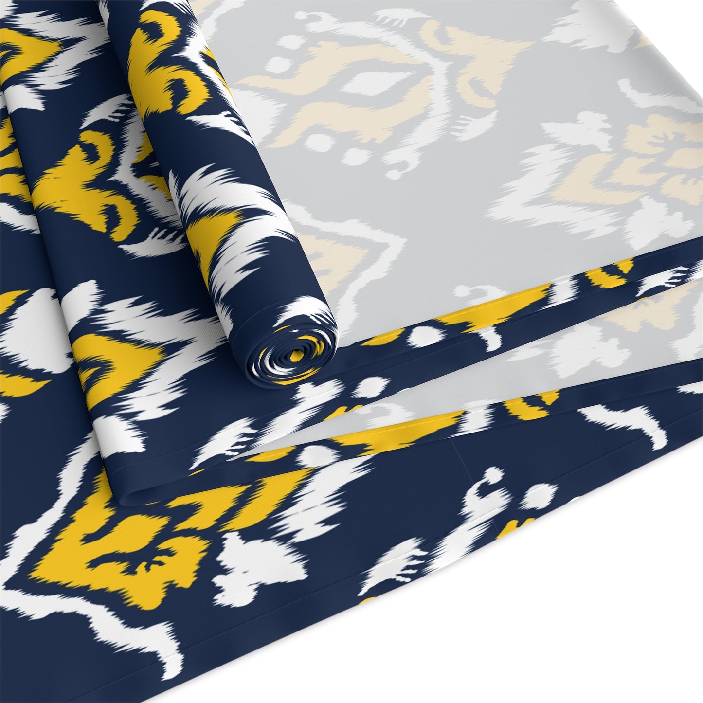 Table Runner | Yellow & Blue | Ikat