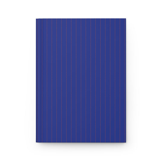 Journal | Bright Blue & Orange | Pinstripe