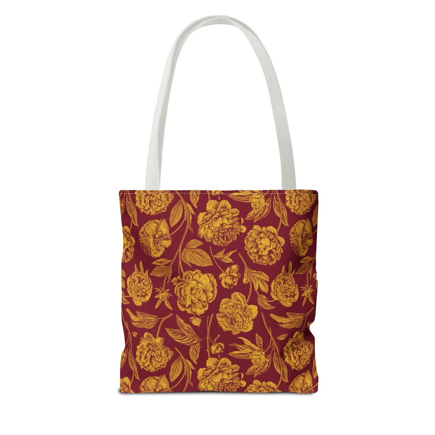 Totes - Personalized | Red & Yellow | Peony