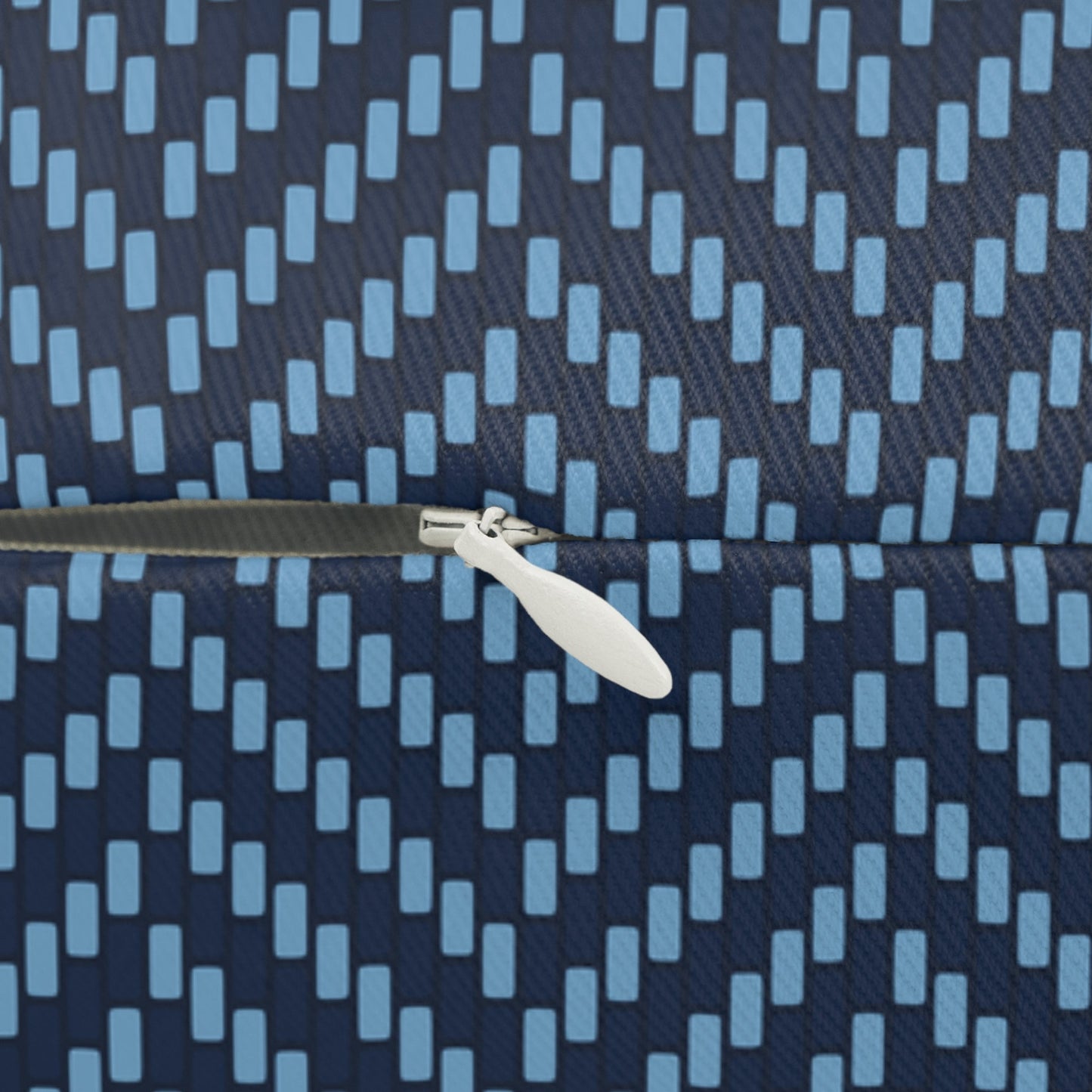 Pillow | Light Blue & White | Herringbone